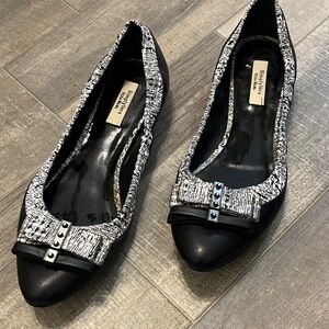 Simply Vera Vera Wang Monochrome Textured Flats